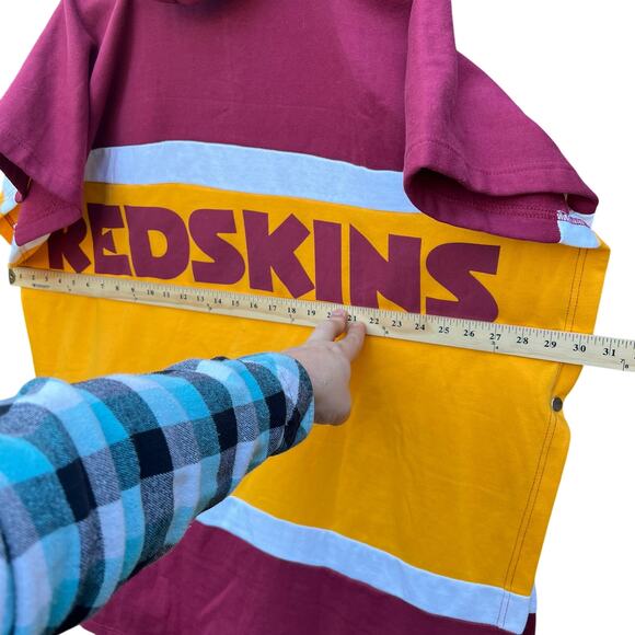 Washington Redskins NFL Hooded Poncho One Size Fits All 30x35 Preowned - Picture 8 of 9